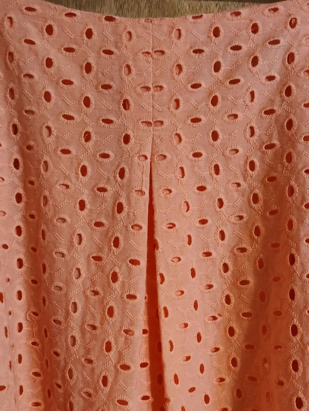 Freestyle Revolution Eyelet Skater Skirt Orange Cotton Pleated Beachy Surfer Lrg